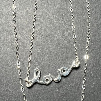 Love Cursive Necklace