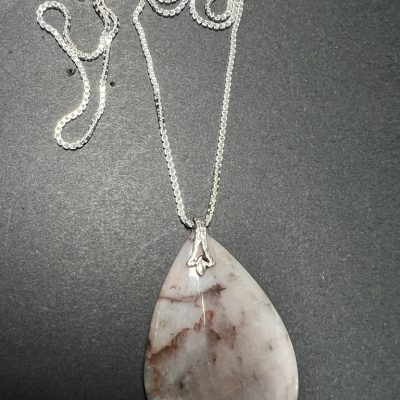 Handmade Orca Agate Pendant