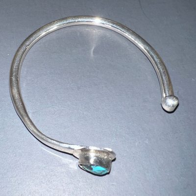 Sterling Silver Cuff with Turquoise Stone