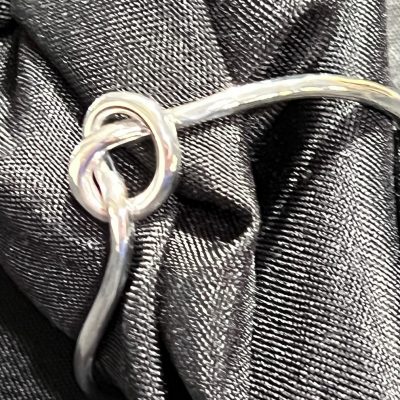 Sterling Silver Adjustable Knot Bracelet